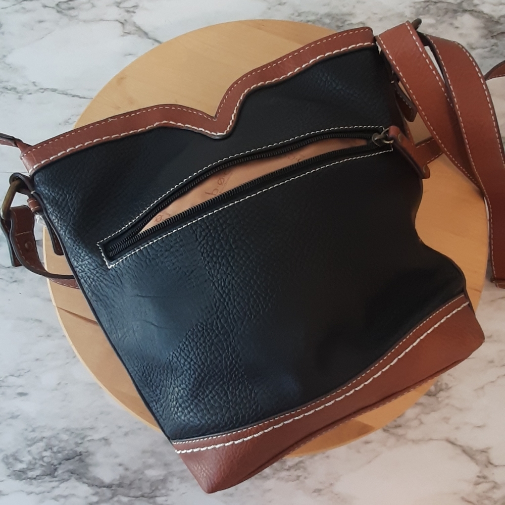 B.O.C. bohoiam crossbody wicker leather bag - Picture 9 of 11